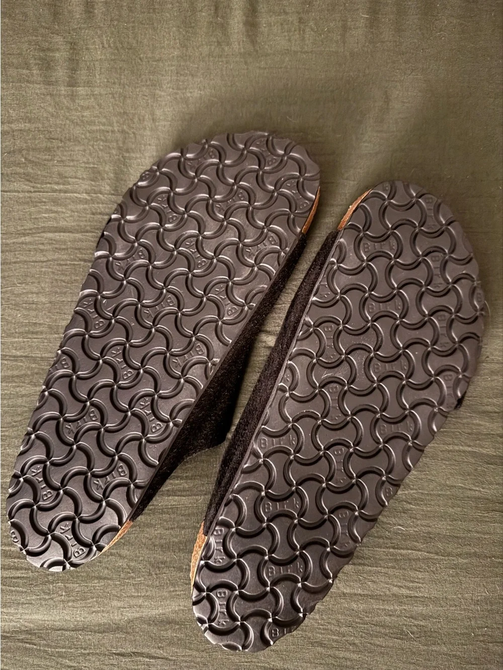Birkenstock - Brand New- Men’s Black Suede Two-Strap Arizona Sandals